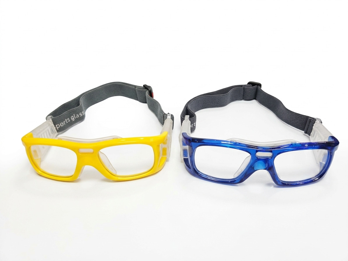 OBAOLAY Model-866 Impact-Resistant Anti-Fog Sports Protective Goggles with Adjustable Strap